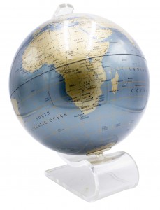 American contemporary metal globe 1