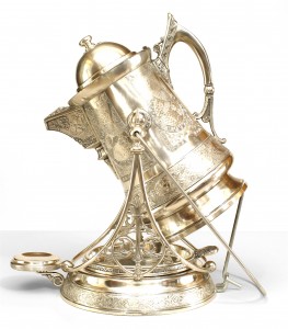 American victorian silver plate water pitcher