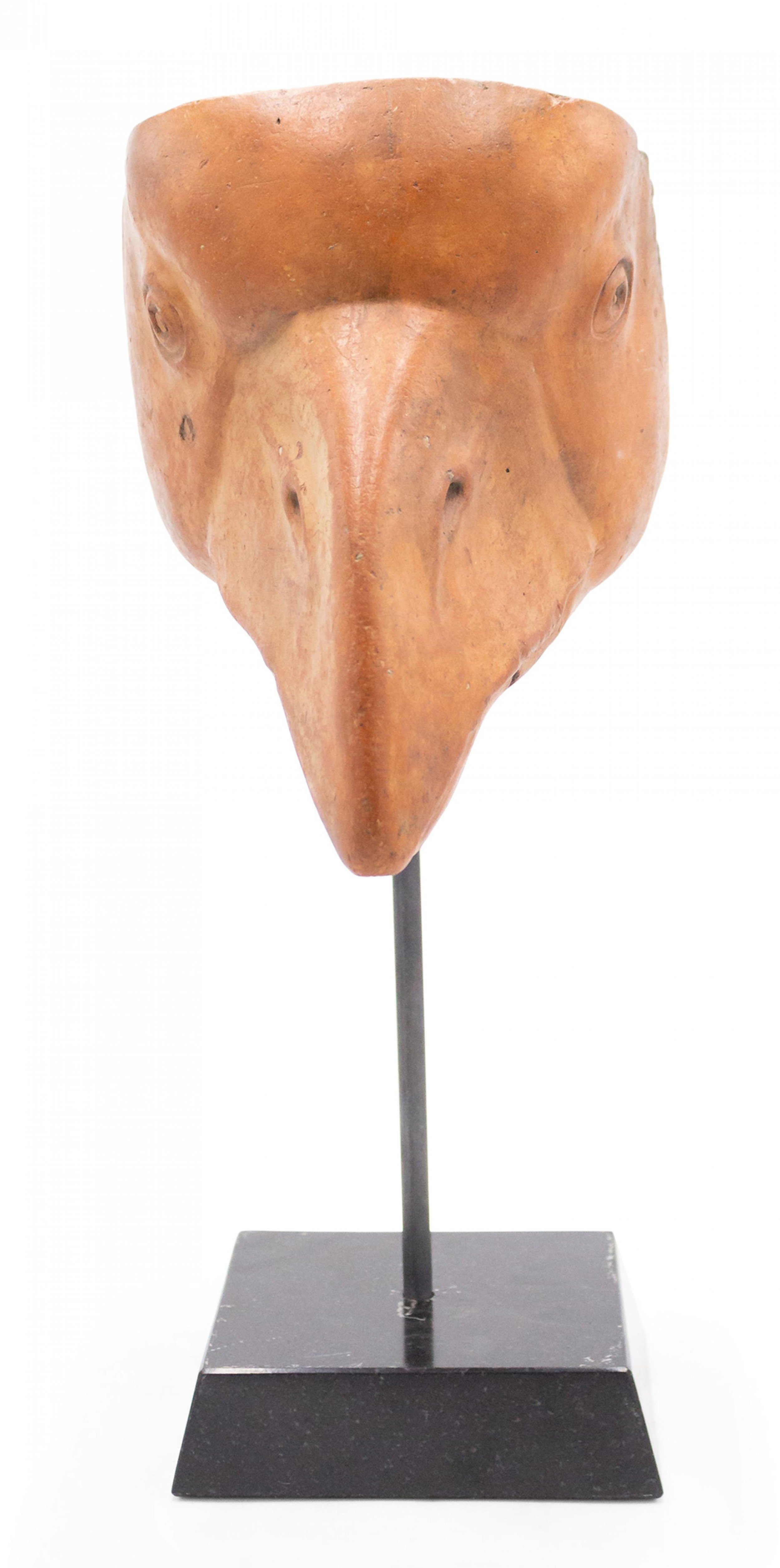 Continental german terra cotta goose mask