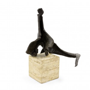 American post war abstract bronze sculpture