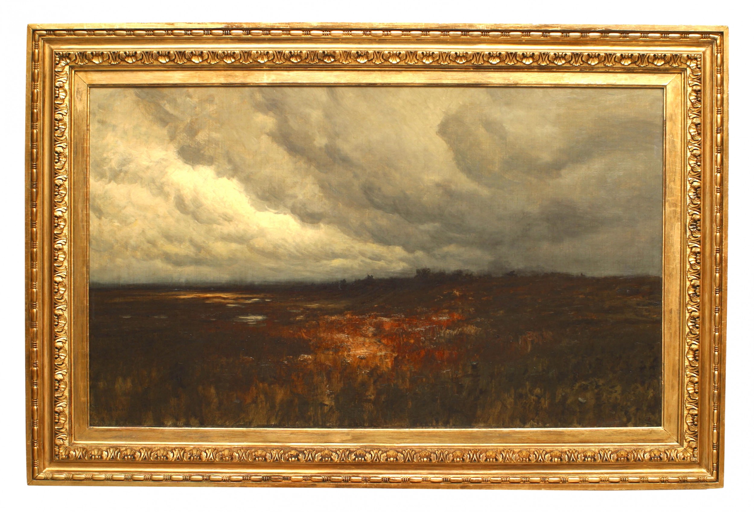 American victorian landscape of a marshy field 1