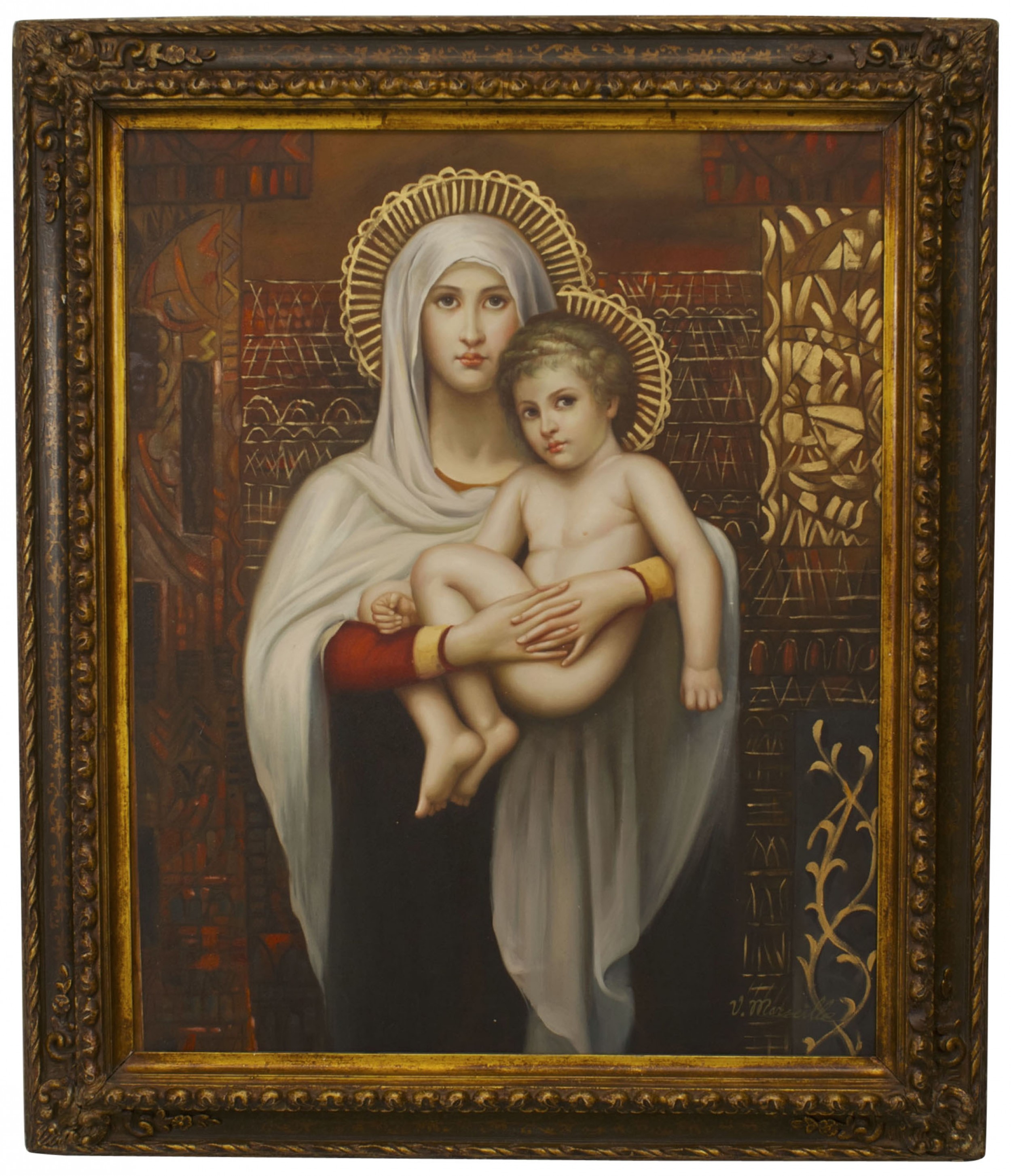 Italian renaissance madonna child painting