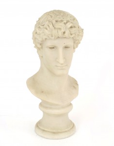 Italian neo classic resin man bust