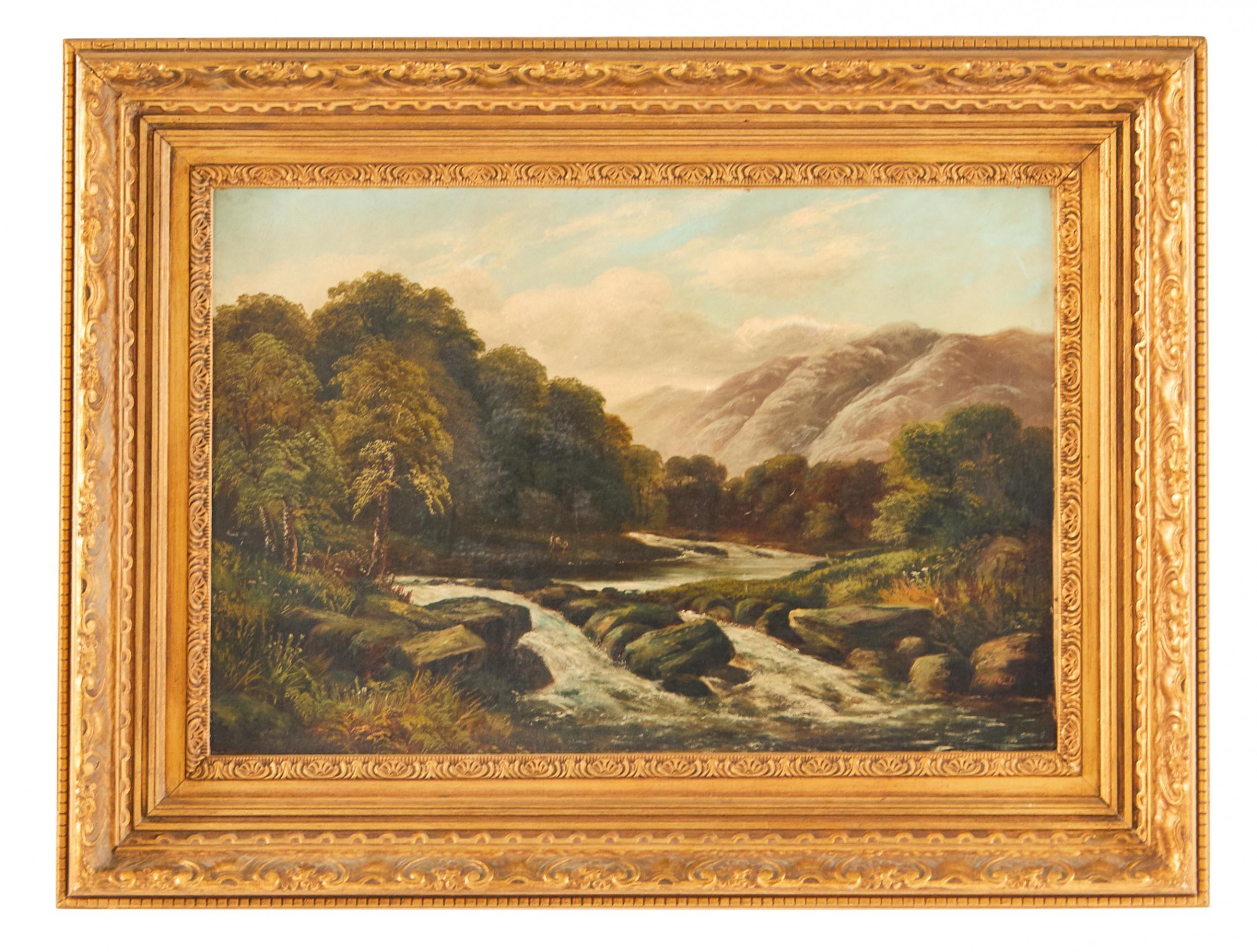 English landscape of a mountain scene