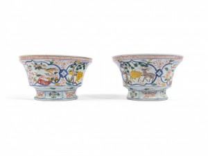 Asian glazed earthenware jardinieres