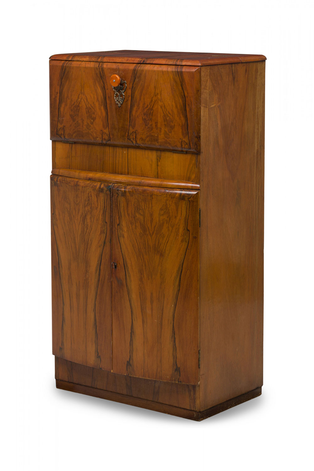 Art deco american mid century dry bar cocktail cabinet
