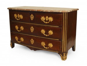 French louis xvi mahogany chest 8