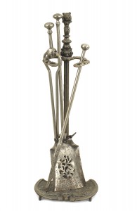 Set of 3 contintental steel fire tools