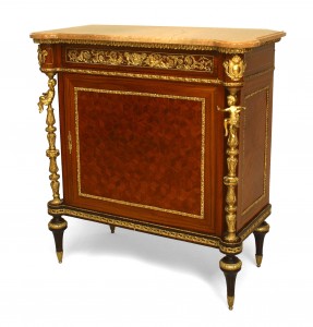 French victorian fruitwood chest