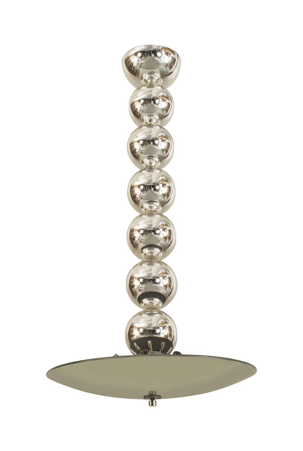 Italian Style Post War Glass Ball Chandelier