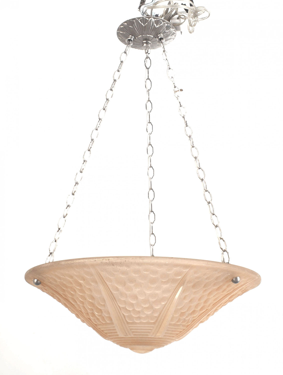 Lighting chandelier art deco french metal jkg1366