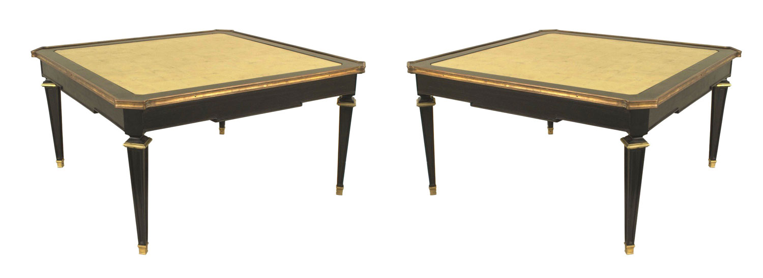 Maison jansen gilt bronze coffee tables