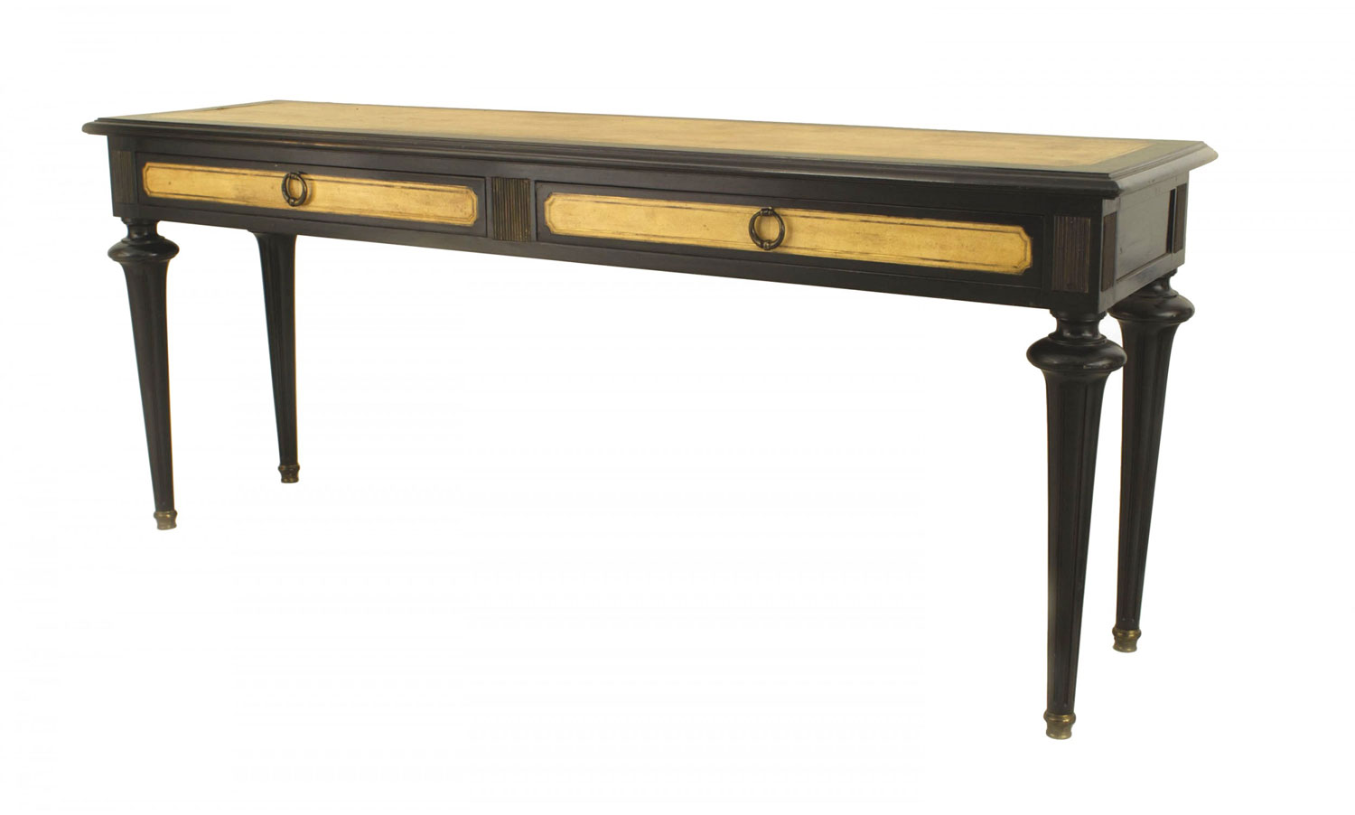 Jansen ebonized davenport table 1