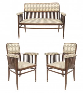 Austrian bentwood beechwood living room set