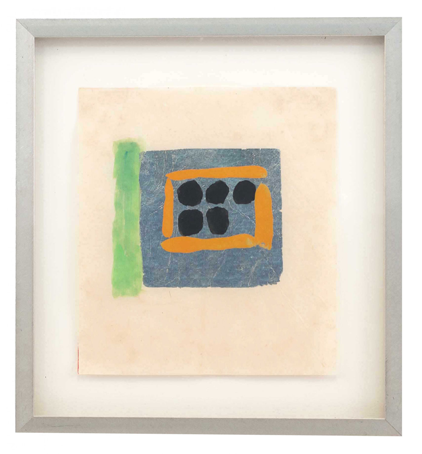 Contemporary gouache abstract painting 14