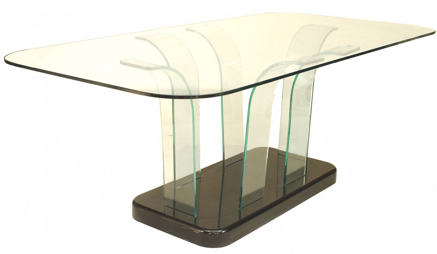 American art moderne glass dining table 1
