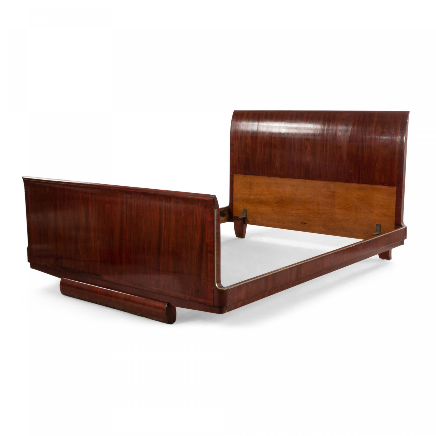 French art deco mahogany bed 1