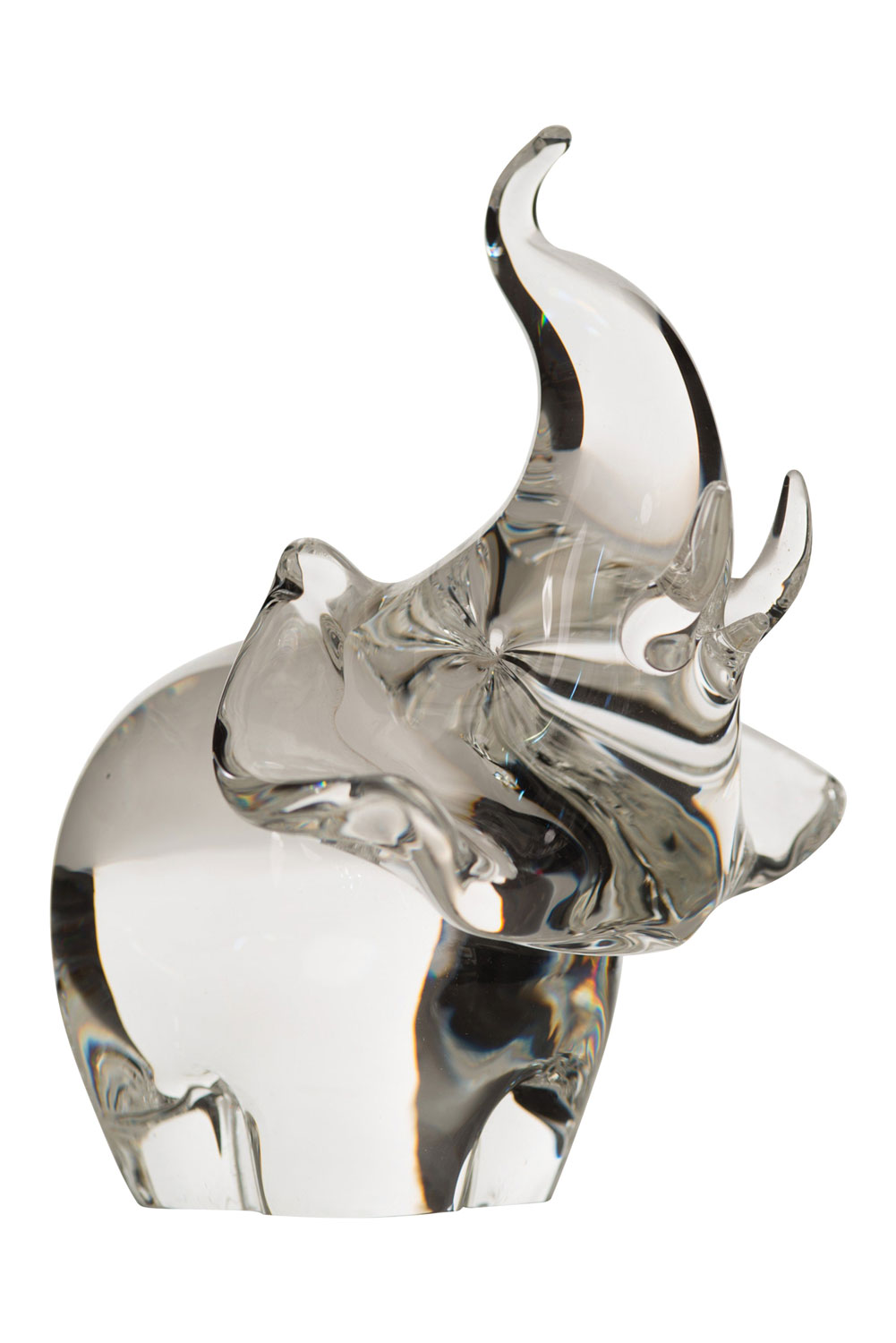 Mid century steuben glass elephant 1