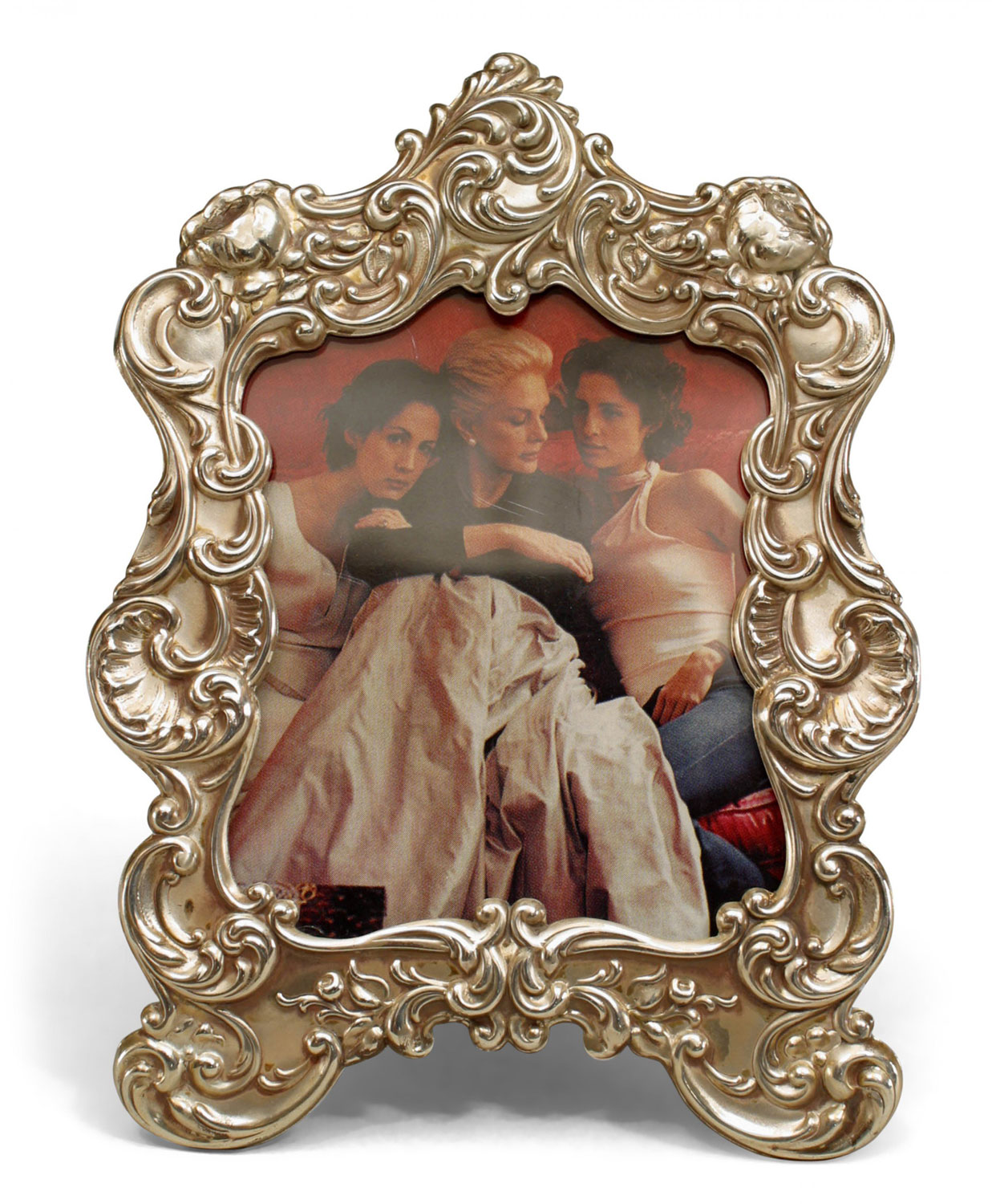 American victorian silver picture frame 3