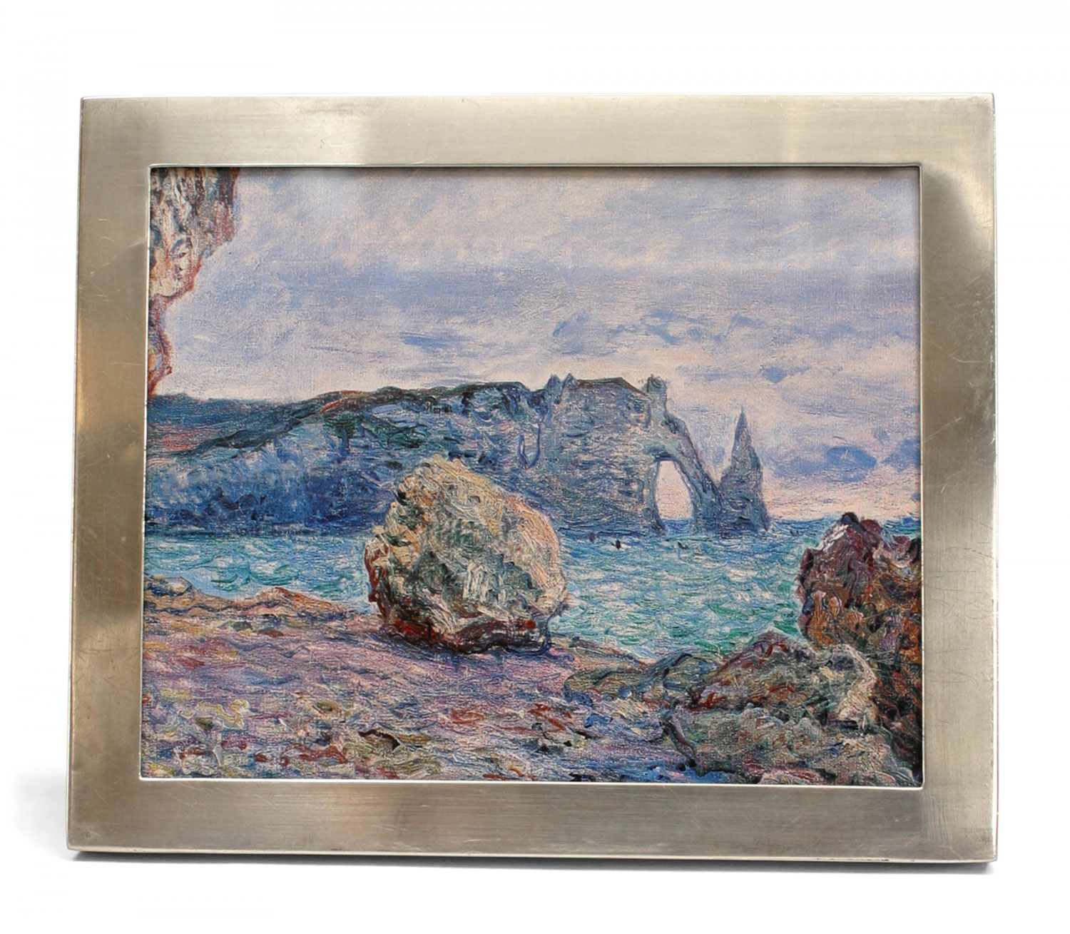 American art deco silver picture frame