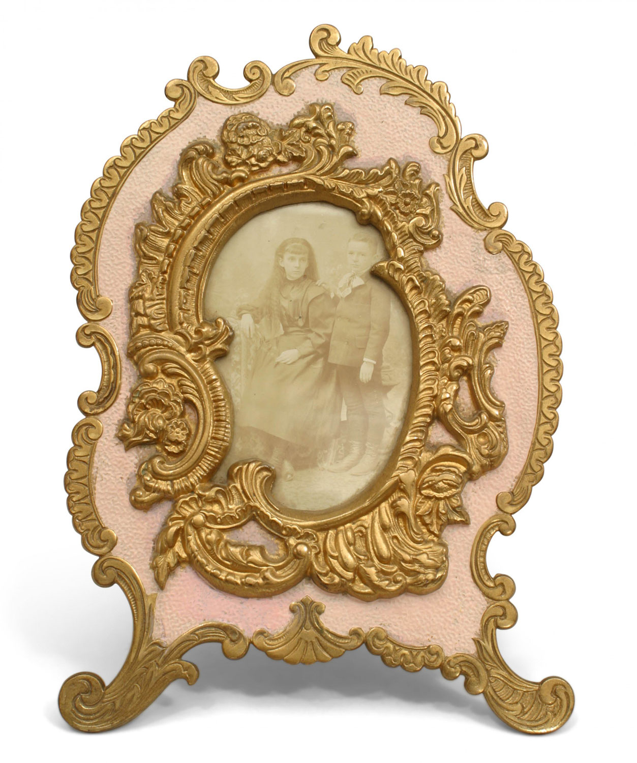 American victorian rococo style gilt picture frame 1