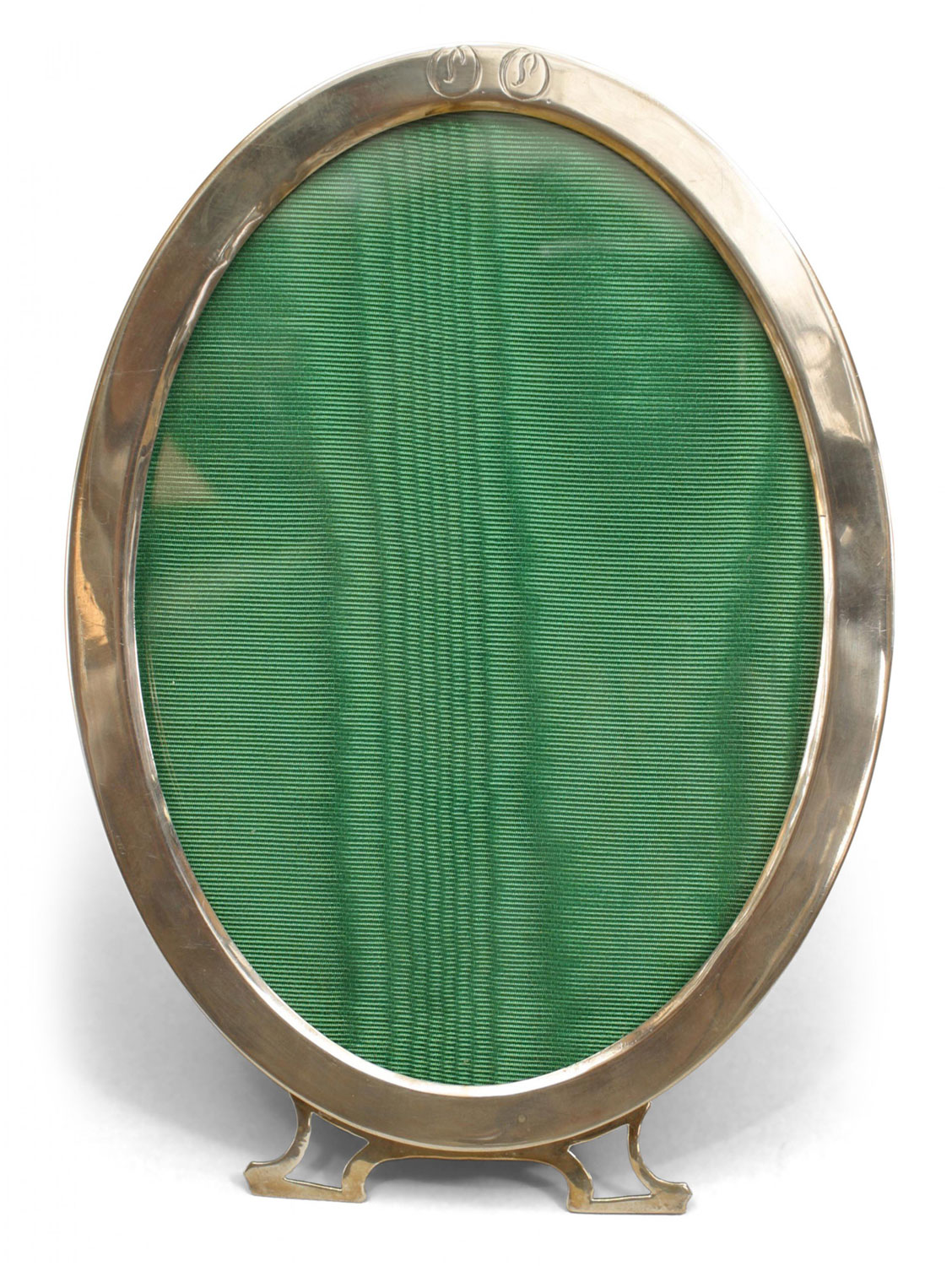 English victorian silver oval picture frame 9