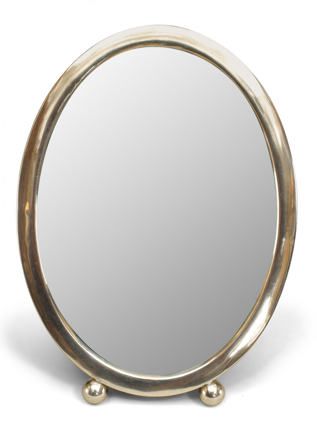 American victorian style silver oval picture frame