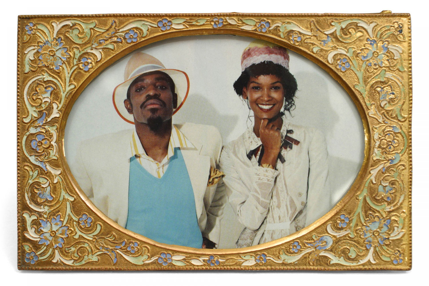 French victorian gilt metal picture frame 1