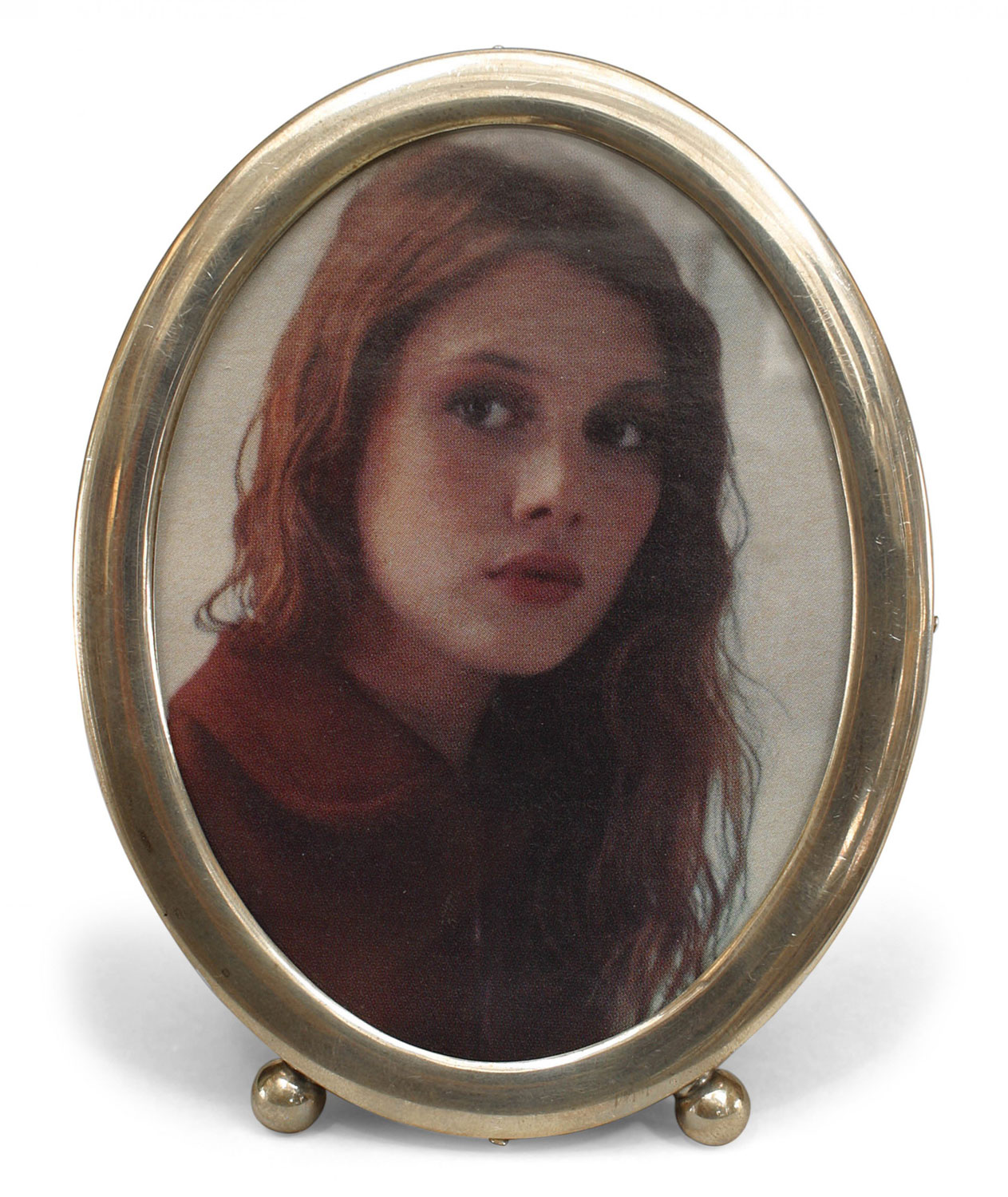 American victorian oval silver picture frame