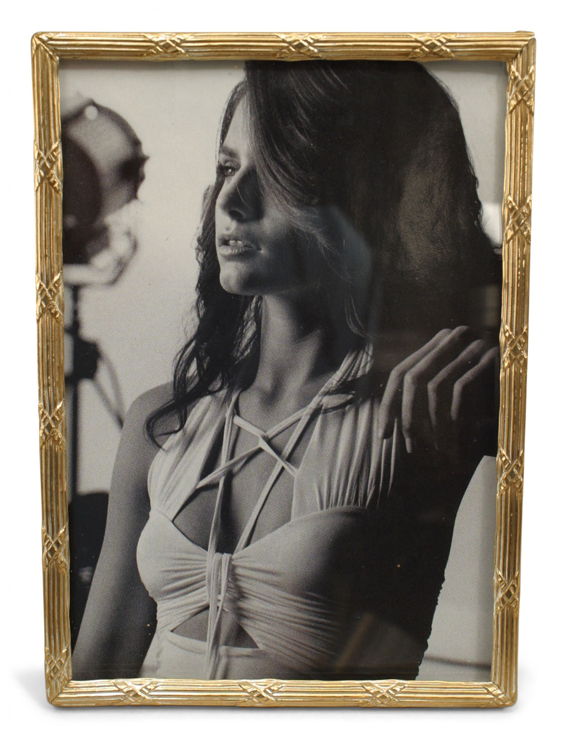 French victorian style brass picture frame 2