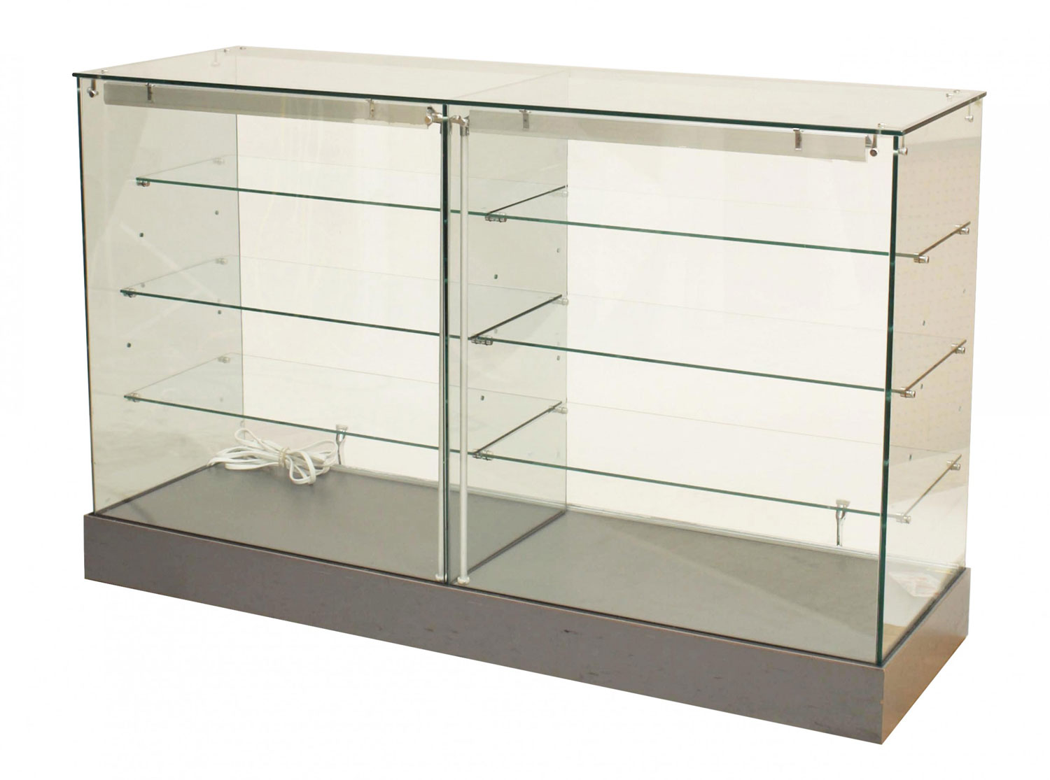 Modern glass showcase cabinet
