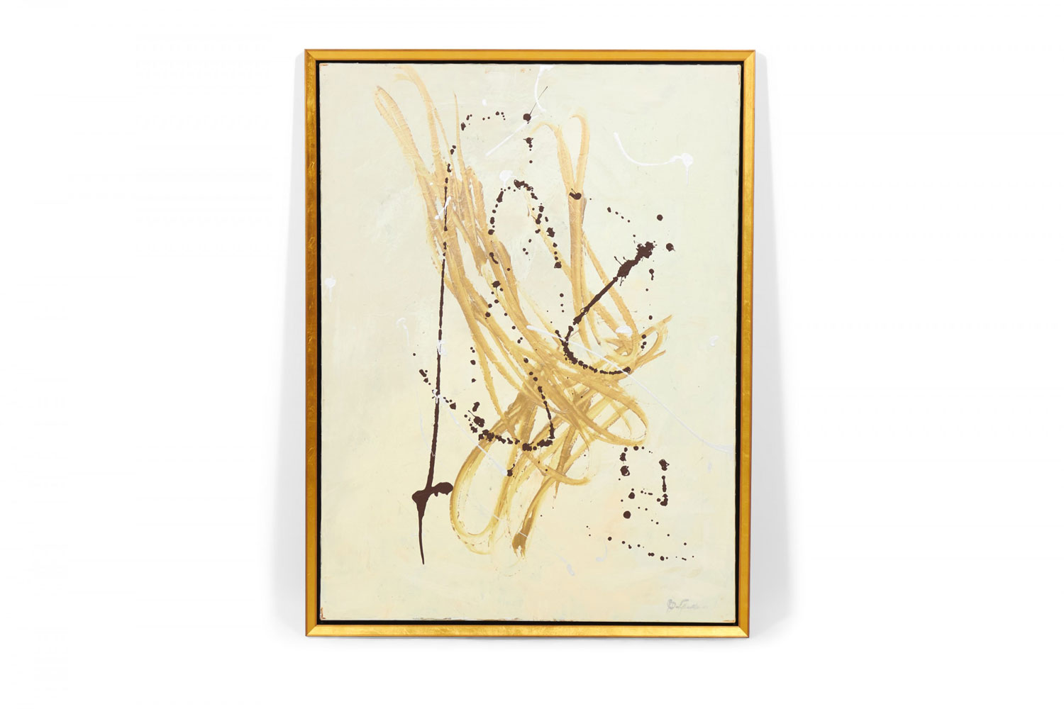 American beige loop abstract painting