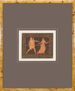 Grecian figure prints