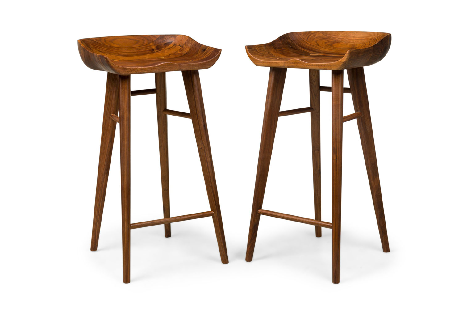 Fernando industrial biomorphic barstool by newel modern 1