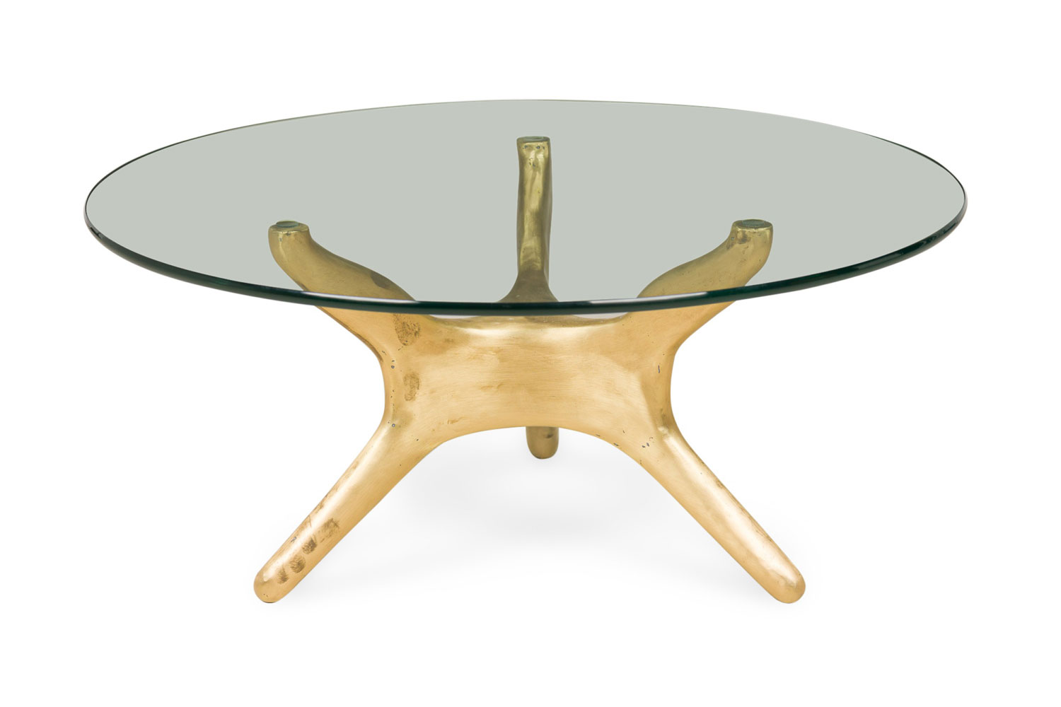 Organico coffee table bronze by newel modern 1