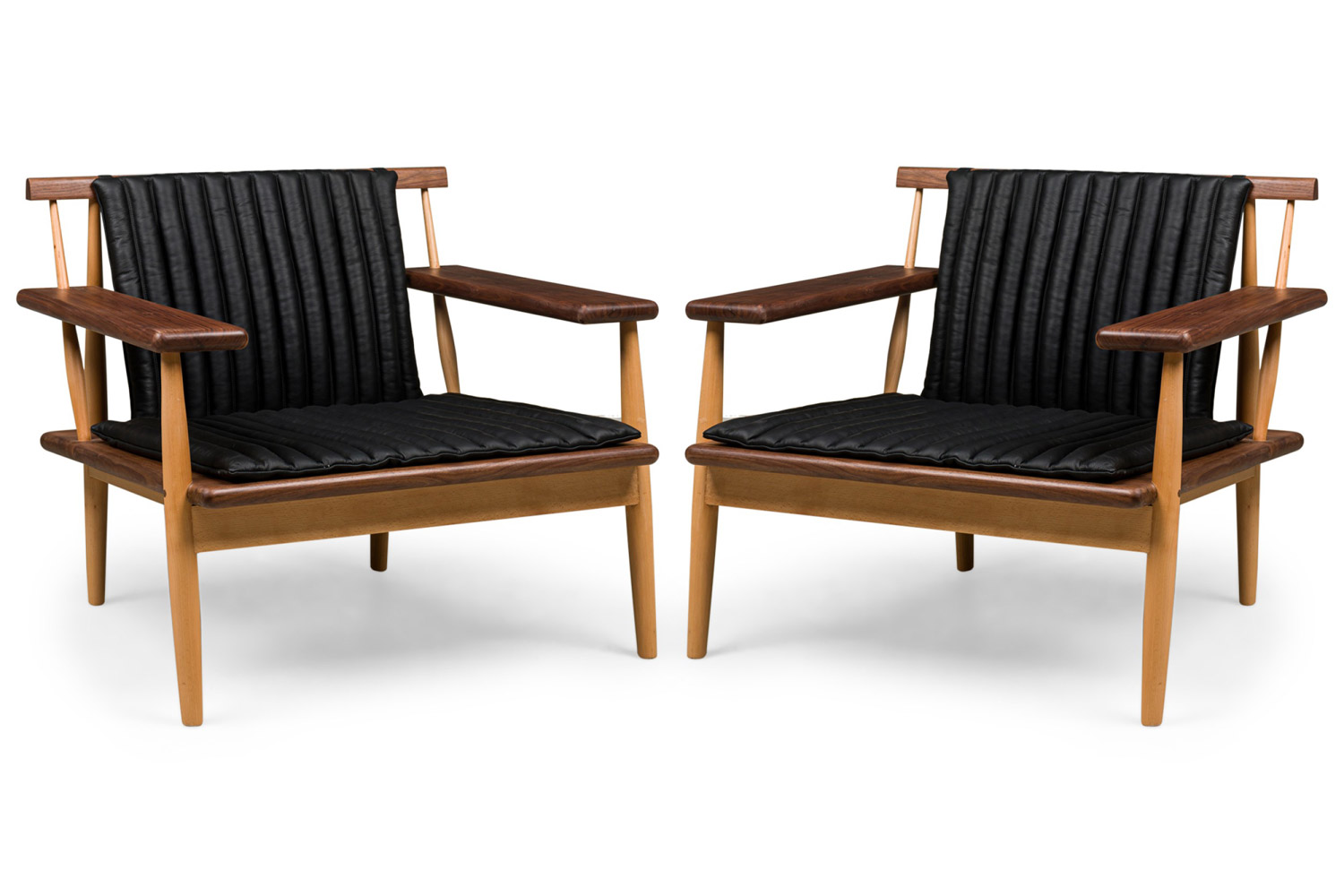 Onsen leather armchairs by newel modern 1