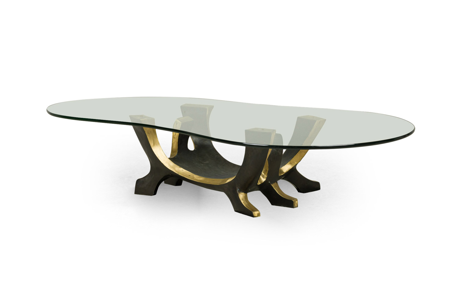 Flora biomorphic coffee table by newel modern 1