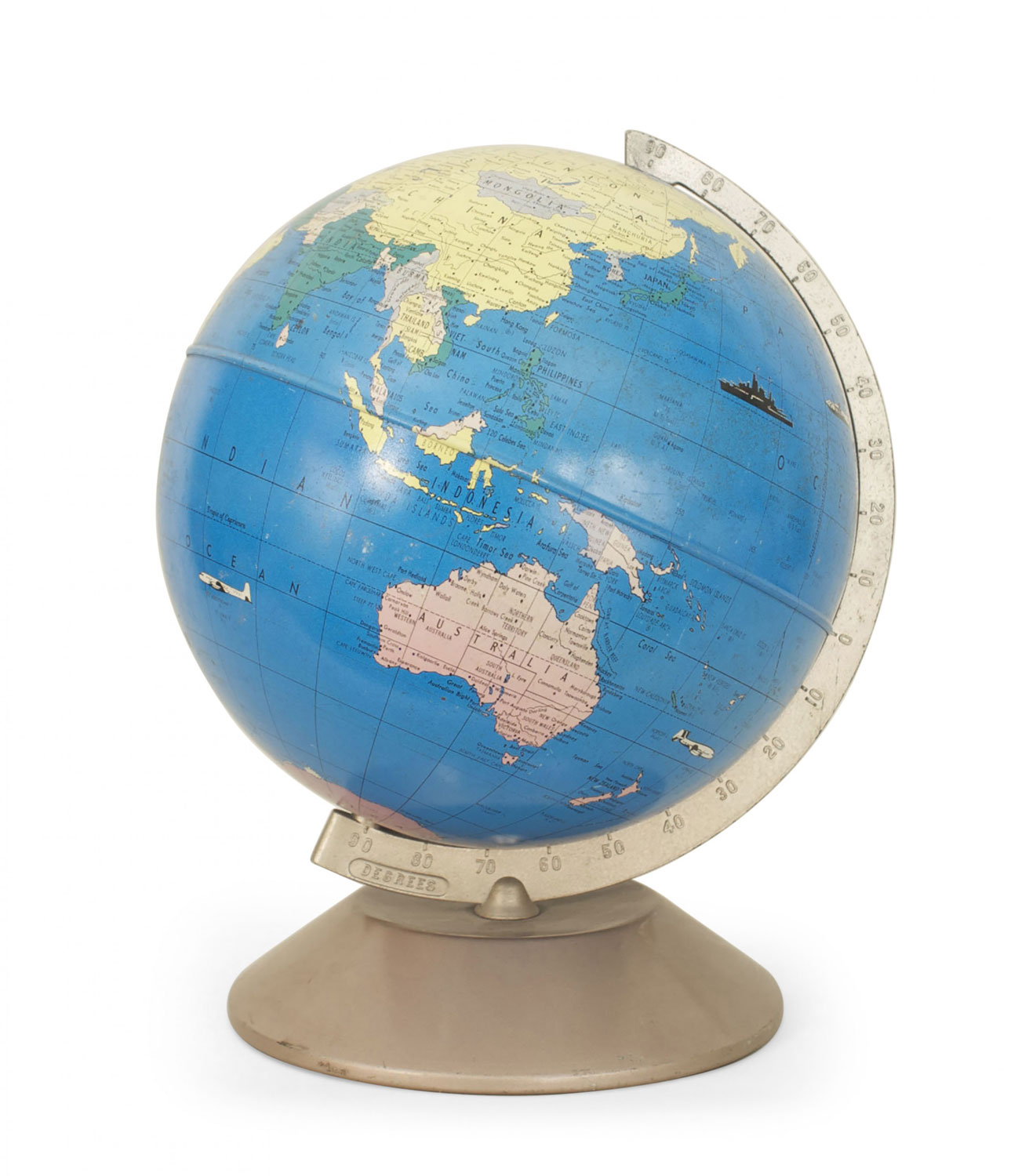 American mid century desk globe