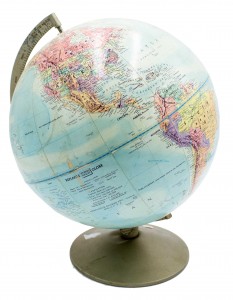 American mid century desk globe 2
