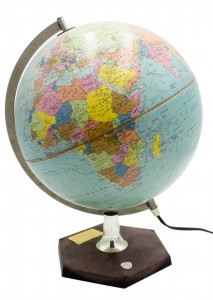 American mid century desk globe 4