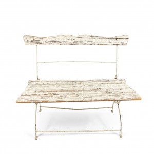 American country outdoor folding loveseat