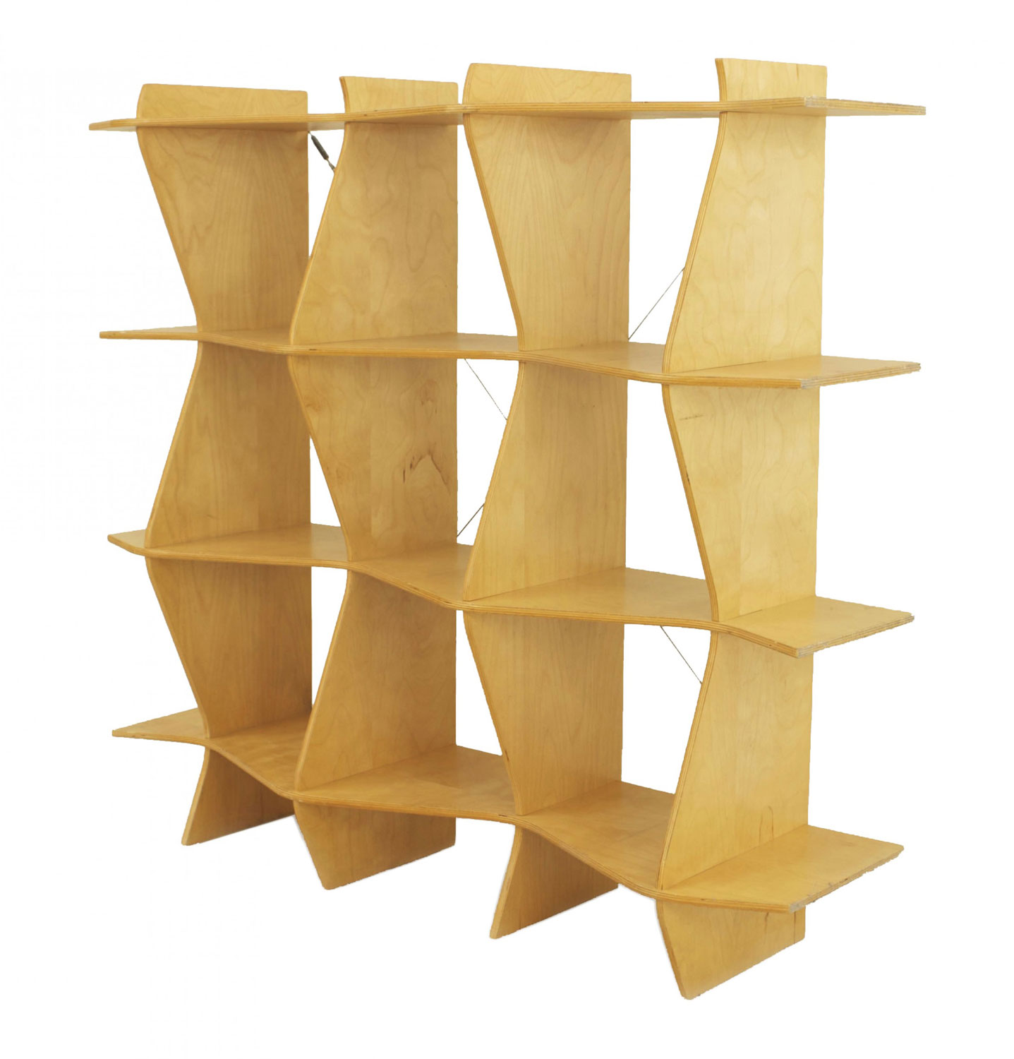 American mid century plywood etagere