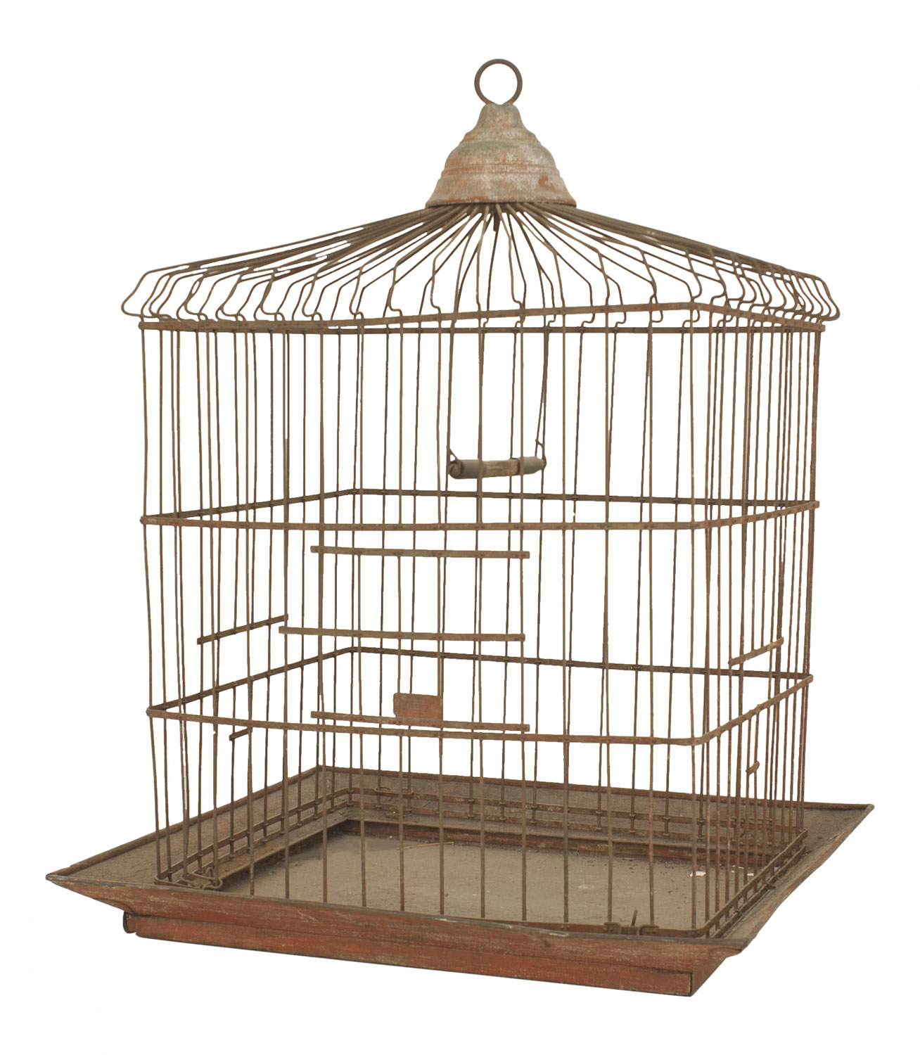 American country tole bird cage