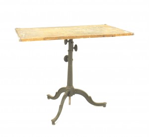 American victorian wooden drafting table