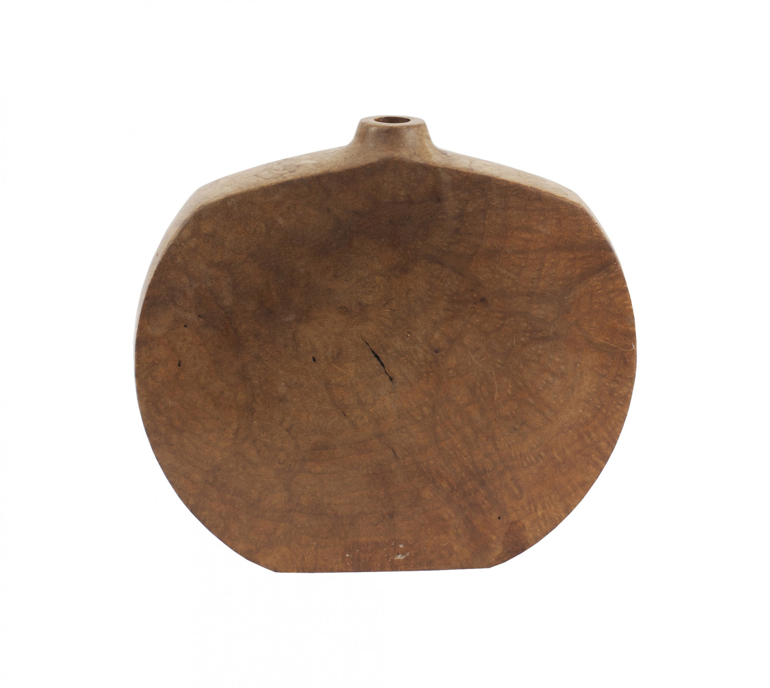 Burl wood pilgrim shaped berglund vase 1