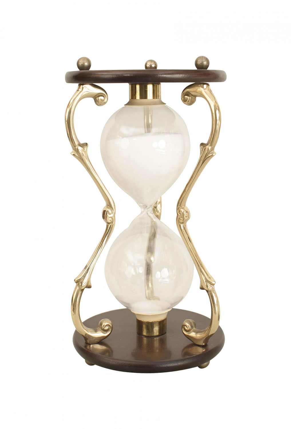 English renaissance mahogany hour glass 11