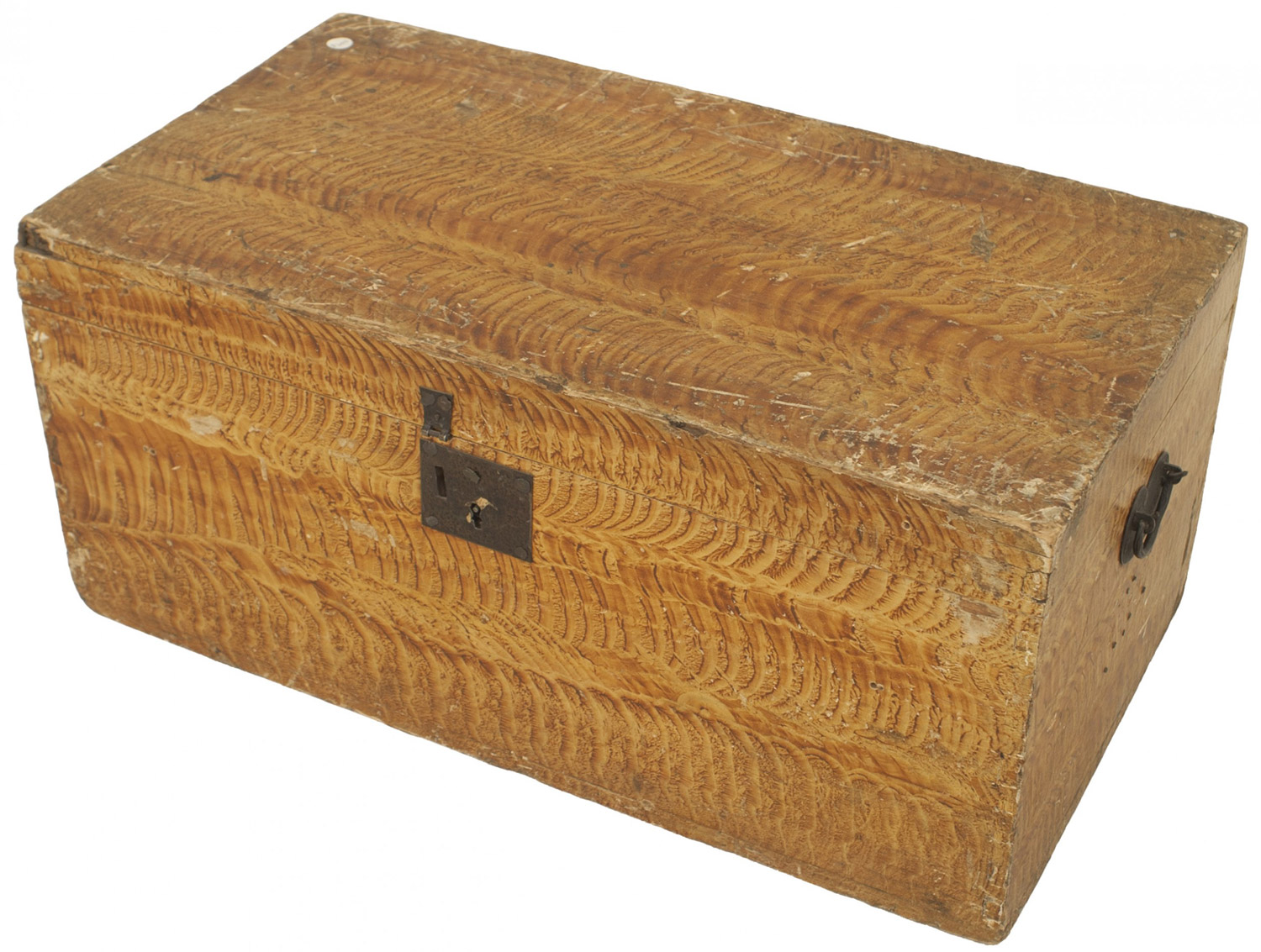 American country painted trunk