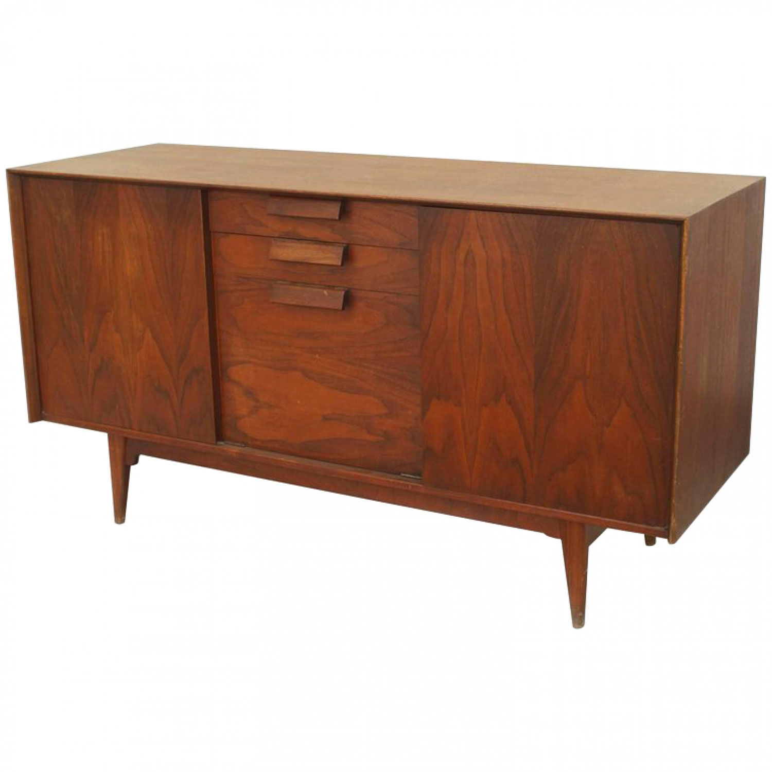 Danish post war teak credenza sideboard
