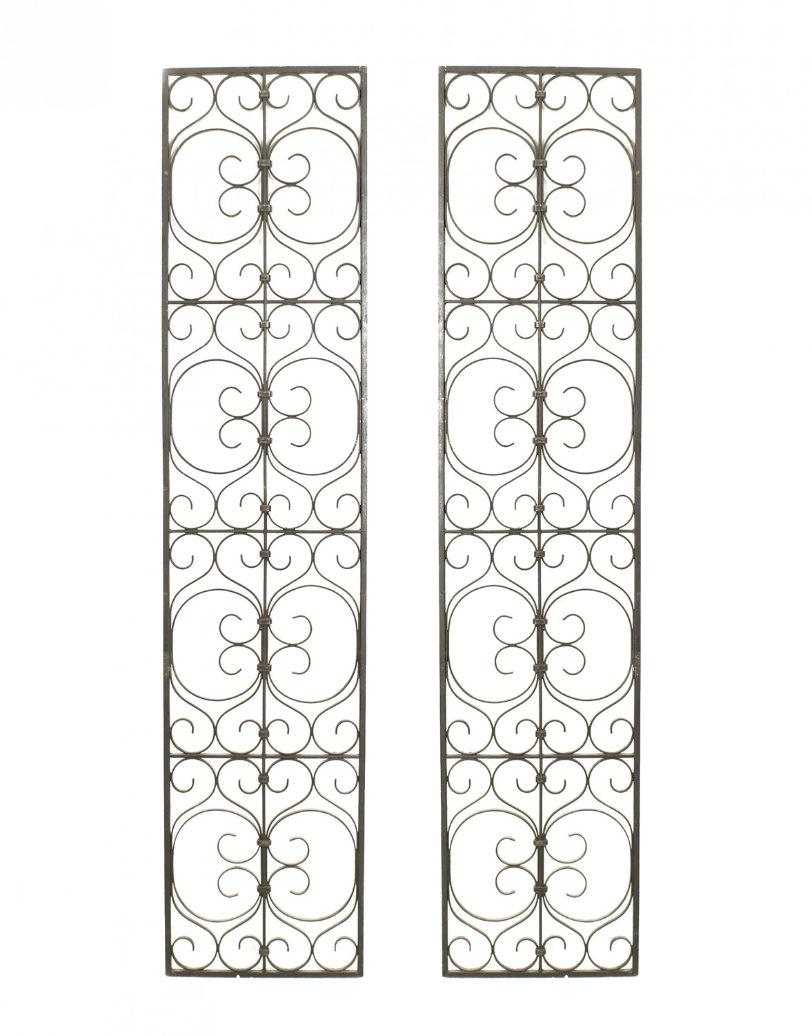 American victorion iron filigree gates