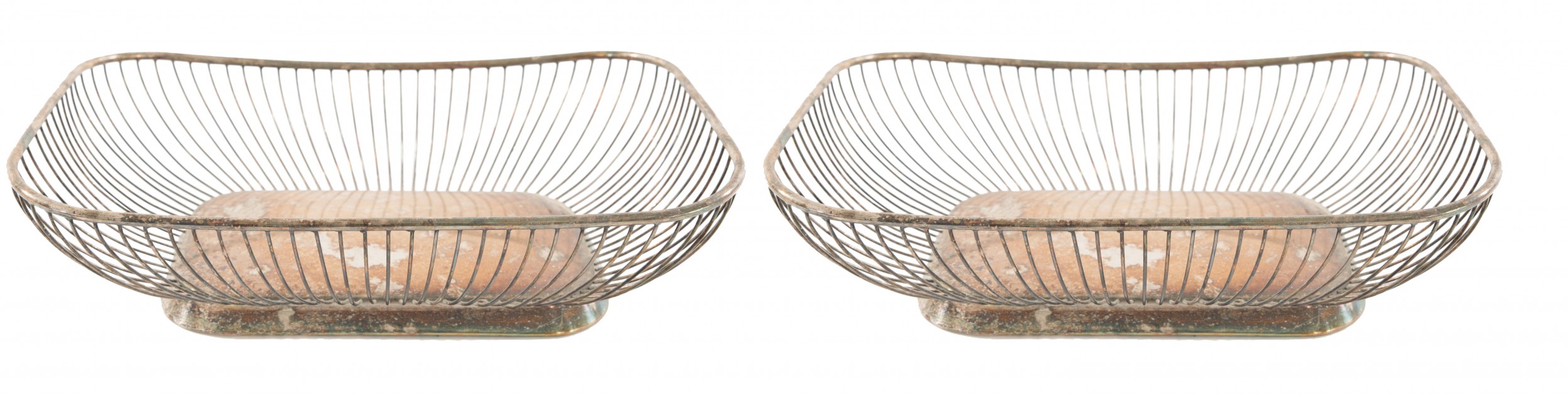Vintage wirework bread basket 3